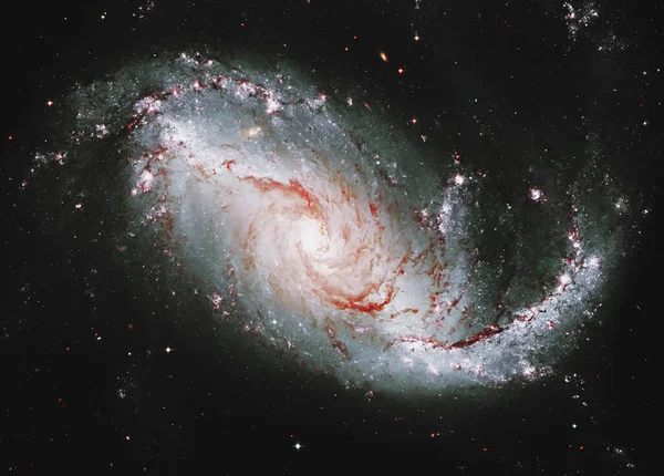 Csillagóvoda Ngc 1672 Spirál Galaxis Dorad Csillagképben — Stock Fotó