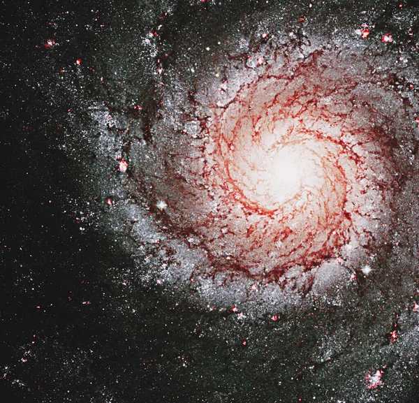 Galáxia Espacial M74 Elementos Desta Imagem Fornecidos Pela Nasa Imagem — Fotografia de Stock