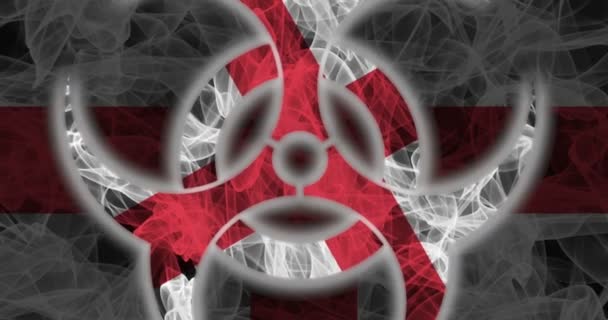 Biohazard England Biohazard England England Quarantine — Stock Video