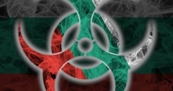 Biohazard Bulgaria Biohazard Dalla Bulgaria Bulgaria Quarantena — Video Stock