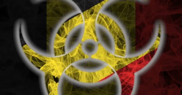 Biohazard Belgium Biohazard Belgium Belgium Quarantine — Stock Video