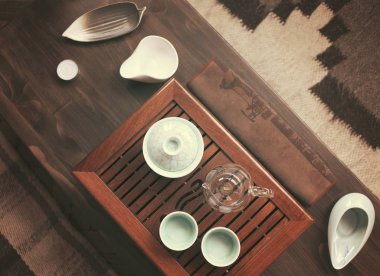 çay töreni için nesneleri 
