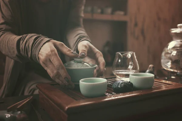 お茶会の準備 — ストック写真
