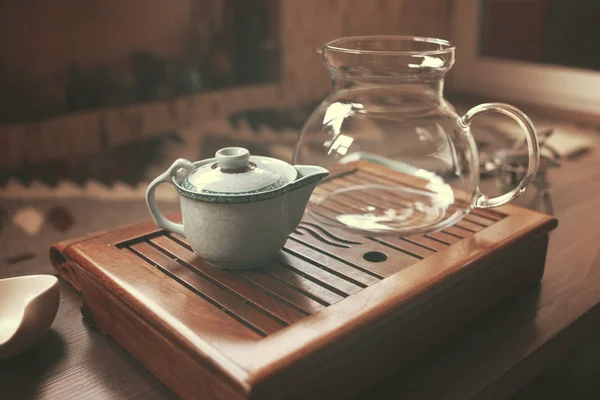 Objects for tea ceremony — Stock Photo, Image