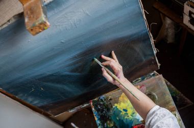 yaratıcı süreç içinde kadın sanatçı