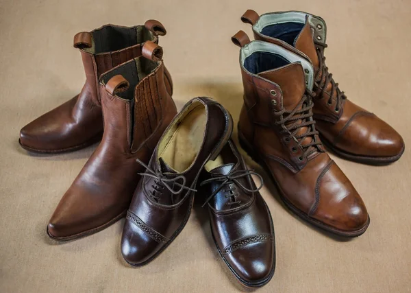 Schoenen Maken Details Bekijken — Stockfoto