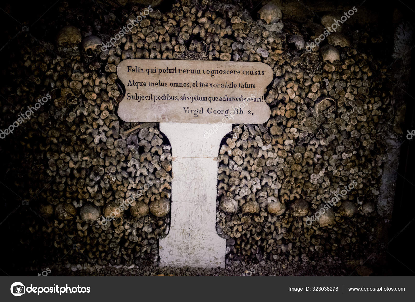 Skulls Bones Paris France Stock Editorial Photo © alin.s