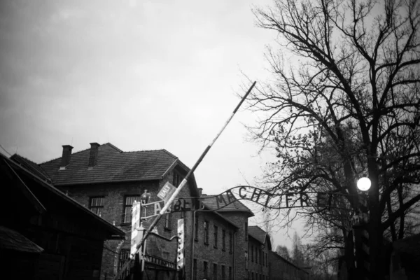 Auschwitz Polónia Novembro 2019 Parte Campo Concentração Auschwitz — Fotografia de Stock