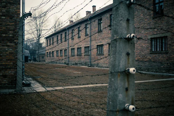 Auschwitz Polónia Novembro 2019 Parte Campo Concentração Auschwitz — Fotografia de Stock