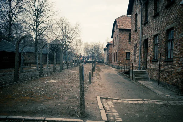 Auschwitz Polónia Novembro 2019 Parte Campo Concentração Auschwitz — Fotografia de Stock