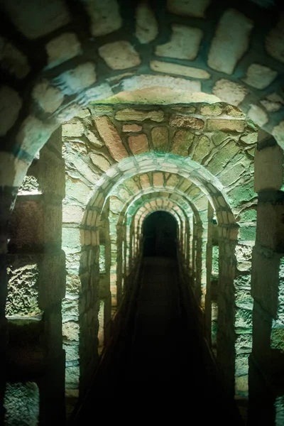 Черепа Кости Paris Catacombs France — стоковое фото