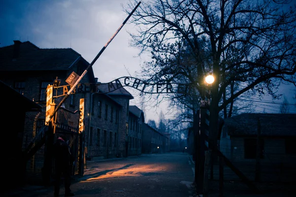 Австрия Польша Ноября 2019 Года Часть Концентрационного Лагеря Освенцим — стоковое фото