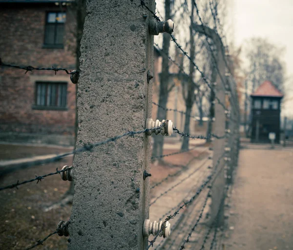 Auschwitz Polónia Novembro 2019 Parte Campo Concentração Auschwitz — Fotografia de Stock