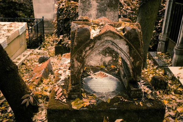 Paris Frankreich November 2019 Gräber Und Krypten Auf Dem Friedhof — Stockfoto