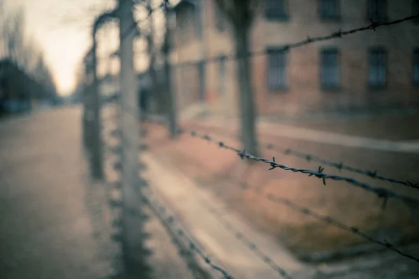 Auschwitz Polonia Noviembre 2019 Parte Del Campo Concentración Auschwitz —  Fotos de Stock