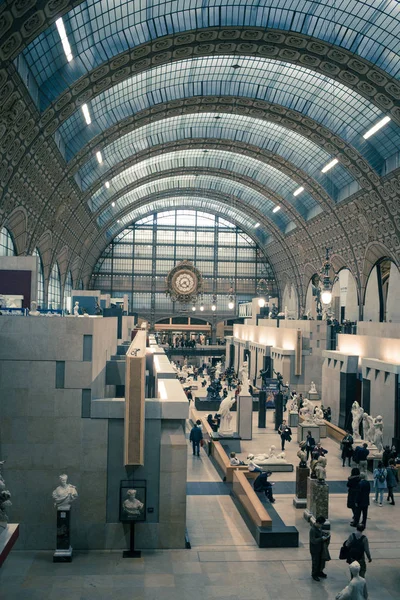 Muse d 'Orsay, Paris, Fransa 19.11.2019 Fransa' nın en güzel müzelerinden biri.