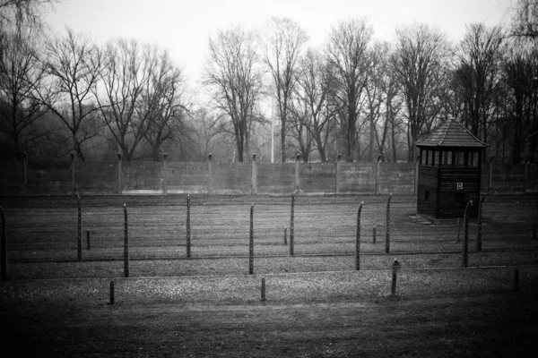 Auschwitz Polonia Noviembre 2019 Parte Del Campo Concentración Auschwitz —  Fotos de Stock