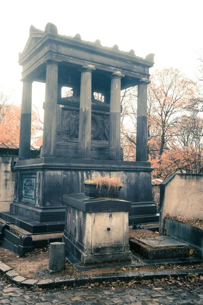 Paris França Novembro 2019 Sepulturas Criptas Cemitério Pere Lachaise — Fotografia de Stock