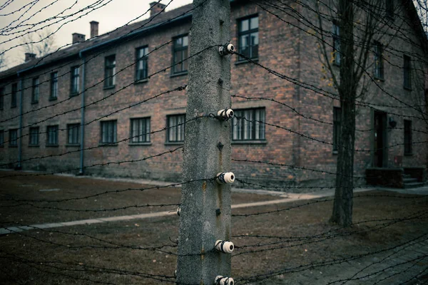 Auschwitz Polonia Noviembre 2019 Parte Del Campo Concentración Auschwitz — Foto de Stock