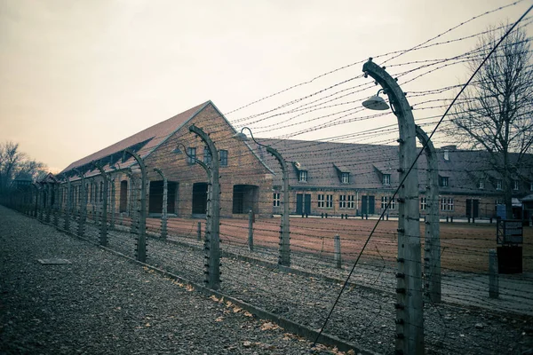 Auschwitz Polonia Noviembre 2019 Parte Del Campo Concentración Auschwitz — Foto de Stock