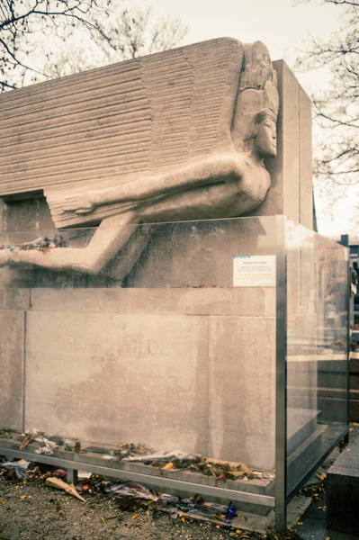 París Francia Noviembre 2019 Tumbas Criptas Cementerio Pere Lachaise —  Fotos de Stock