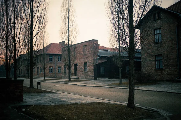 Auschwitz Polonia Noviembre 2019 Parte Del Campo Concentración Auschwitz — Foto de Stock