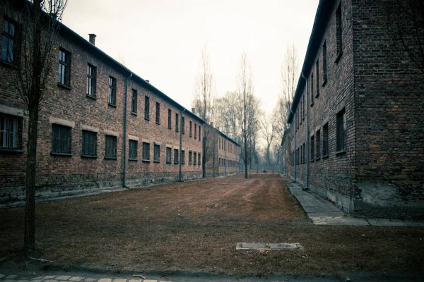 Auschwitz Polonia Novembre 2019 Parte Del Campo Concentramento Auschwitz — Foto Stock