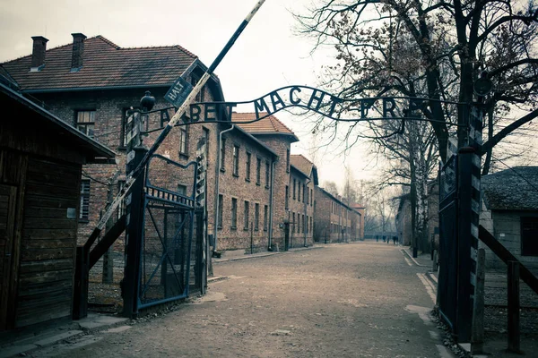 Австрия Польша Ноября 2019 Года Часть Концентрационного Лагеря Освенцим — стоковое фото