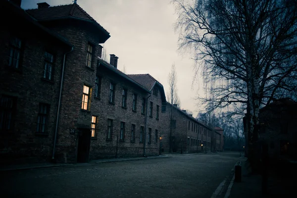 Auschwitz Polonia Noviembre 2019 Parte Del Campo Concentración Auschwitz —  Fotos de Stock