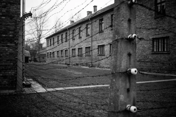 Auschwitz Polska Listopada 2019 Część Obozu Koncentracyjnego Auschwitz — Zdjęcie stockowe