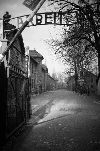 Auschwitz Polonia Noviembre 2019 Parte Del Campo Concentración Auschwitz — Foto de Stock