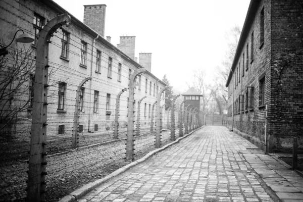 Auschwitz Polonia Noviembre 2019 Parte Del Campo Concentración Auschwitz —  Fotos de Stock