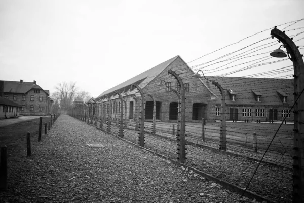 Auschwitz Polonia Noviembre 2019 Parte Del Campo Concentración Auschwitz —  Fotos de Stock