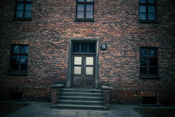 Auschwitz Polonia Noviembre 2019 Parte Del Campo Concentración Auschwitz — Foto de Stock