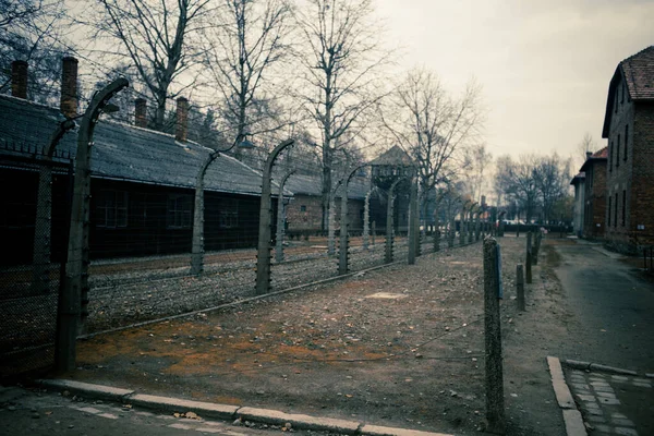 Auschwitz Polonya Kasım 2019 Auschwitz Toplama Kampının Bir Parçası — Stok fotoğraf