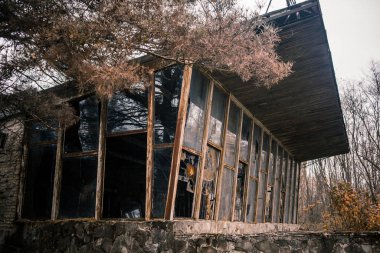 Çernobil Yasak Bölge Prypiat 'ta terk edilmiş binalar ve eşyalar