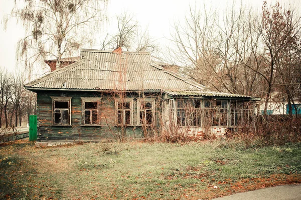 Edifícios Abandonados Coisas Zona Exclusão Chernobil — Fotografia de Stock