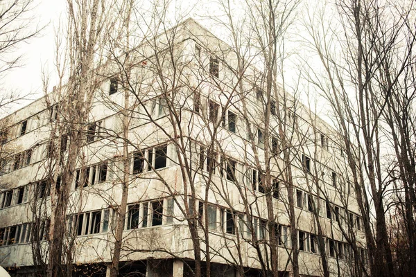 Övergivna Byggnader Och Saker Tjernobyls Exklusiva Zon Pripyat — Stockfoto