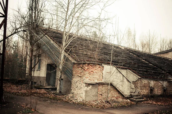 Заброшенные Достопримечательности Чернобыльской Зоны Отчуждения — стоковое фото