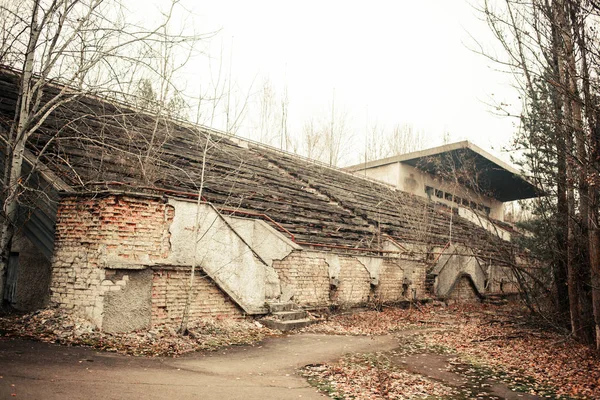 Övergivna Sevärdheter Tjernobyls Exklusiva Zon — Stockfoto