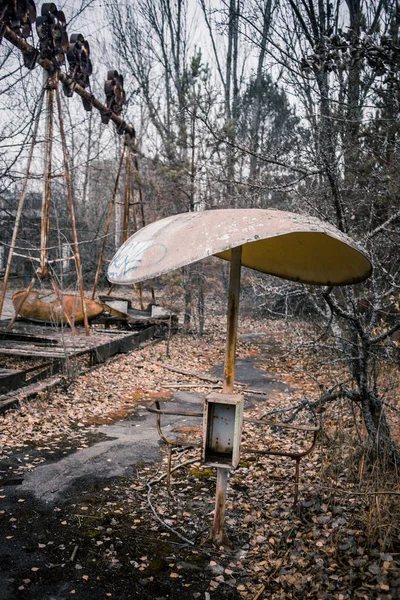 Sites Abandonnés Zone Exclusion Tchernobyl — Photo