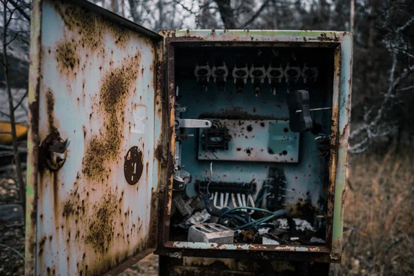 Lugares Interés Abandonados Zona Exclusión Chernobyl — Foto de Stock