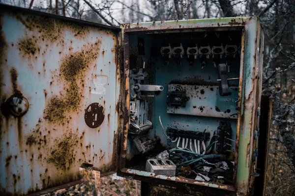Visões Abandonadas Zona Exclusão Chernobyl — Fotografia de Stock