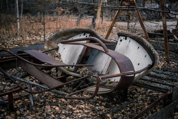 Sites Abandonnés Zone Exclusion Tchernobyl — Photo