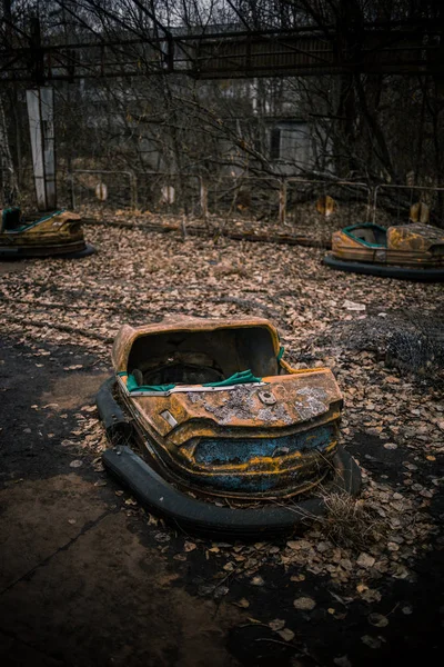 Visões Abandonadas Zona Exclusão Chernobyl — Fotografia de Stock