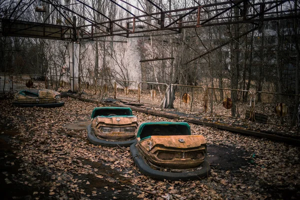 Verlassene Sehenswürdigkeiten Der Sperrzone Von Tschernobyl — Stockfoto