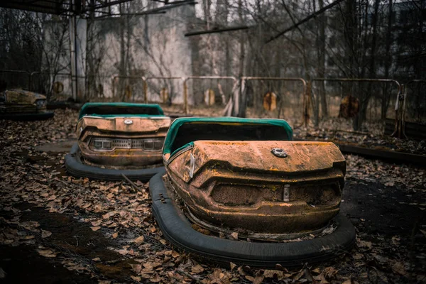 Visões Abandonadas Zona Exclusão Chernobyl — Fotografia de Stock