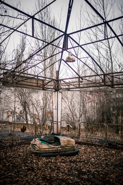 切尔诺贝利禁区内被遗弃的景象 — 图库照片