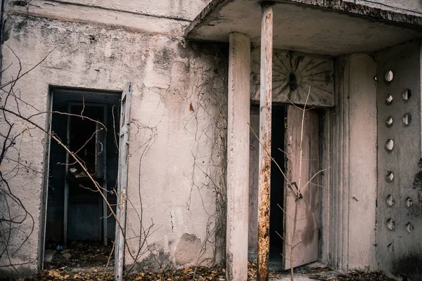 Edificios Abandonados Cosas Zona Exclusión Chernobyl —  Fotos de Stock