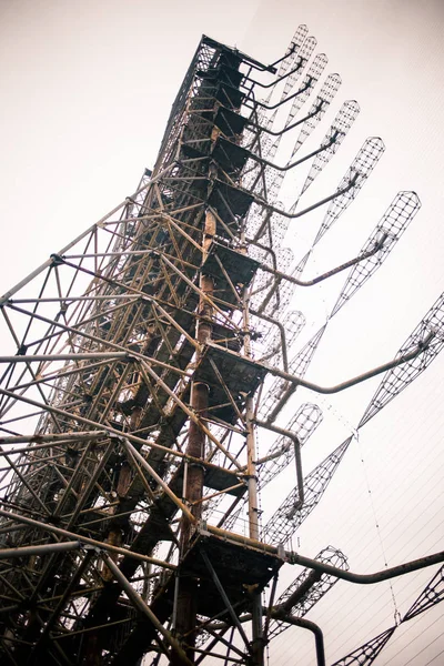 stock image Chernobyl: Duga old soviet radar system 